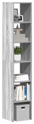 vidaXL Estantes 2 pcs empilháveis 30x30x80 cm derivados de madeira