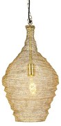 Candeeiro de suspensão oriental dourado 30 cm - Nidum Oriental
