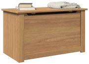 Caixa de arrumação com tampa Panama 79x42x46 cm pinho maciço