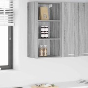 vidaXL Armário suspenso Cinza Sonoma 40 x 29,5 x 80 cm