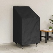 vidaXL Capa de Cadeira de Jardim Preto 70 x 70 x 85 / 125 cm tecido 210D