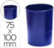 Porta Lápis Q-Connect Plástico Azul Opaco