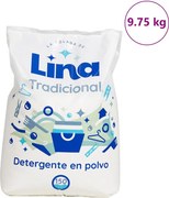 vidaXL Detergente em pó 150 lavagens 9,75kg branco