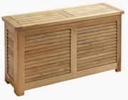 Baú estreito em madeira de teca Storage
