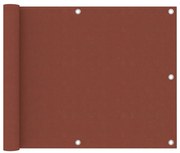 vidaXL Tela de varanda 75x300 cm tecido Oxford terracota