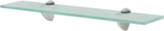 vidaXL Prateleira flutuante vidro 50x10 cm 8 mm