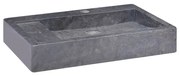 vidaXL Lavatório 58x39x10 cm mármore preto