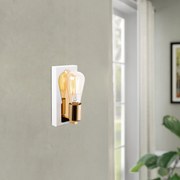 Candeeiro de Parede Karain – Branco – 9 x 10 x 21 cm