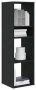 vidaXL Estante 34x31x112 cm derivados de madeira preto