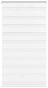 vidaXL Cortina de zebra 70x100 cm largura do tecido 65,9 cm poliéster