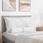 vidaXL Almofadas de Apoio 2 pcs Branco Ø 15 x 40 cm tecido