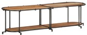 vidaXL Móvel de TV 160x42x40 cm madeira de acácia maciça