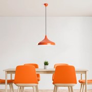 Candeeiro Chandelier Tattoo – Laranja – Ø36 h:22 cm