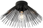 Candeeiro de teto Art Deco preto - Broom Moderno