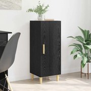 vidaXL Buffet Carvalho Preto 34,5 x 34 x 90 cm Madeira processada
