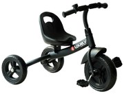 HOMCOM Triciclo para Crianças acima de 18 Meses Triciclo Infantil com Protetor de Segurança para as Rodas e Campainha 79x50,5x58 cm Preto | Aosom Portugal