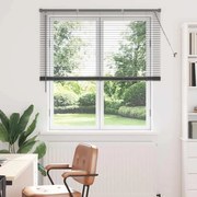 vidaXL Persiana de Janela Cinzento-escuro 125 x 175 cm Alumínio