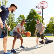 Jogo de basquete dobrável - branco