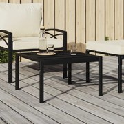 vidaXL Mesa de centro para jardim 60x60x35 cm aço preto