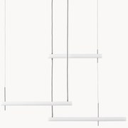 Candeeiro suspenso LED grande Aleron