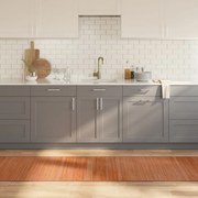 vidaXL Tapete retangular 70x400 cm bambu castanho