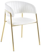 Conjunto de 2 Cadeiras Cremona Branco - Design Vintage
