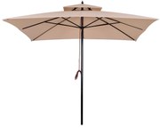 Guarda-sol de Jardim – Modelo Cremona – 300x300x297 – Proteção Solar -
