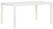 vidaXL Mesa de jardim 150x90x72 cm PP branco
