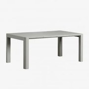 Mesa De Jantar Retangular Arnadine Verde Cáqui & 180 X 100 Cm - Sklum