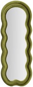 MIKI ESPELHO DE PAREDE VELUDO VERDE CM 60X4X160