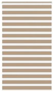 vidaXL Cortina de zebra 135x230 cm largura do tecido 130,9cm poliéster