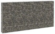vidaXL Muro gabião com tampas aço galvanizado 300x30x150 cm