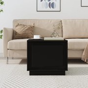 vidaXL Mesa de centro 51x50x44 cm derivados de madeira preto
