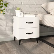 vidaXL Mesa de cabeceira 40x35x47,5 cm branco