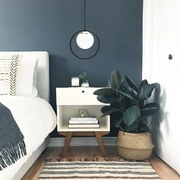 Candeeiro de Teto Dolunay – Preto e Branco – 42 x 15 cm