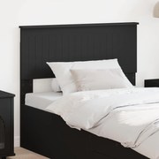 vidaXL Cabeceira Carvalho Preto 100 cm Madeira processada