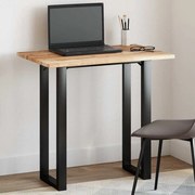 vidaXL Tampo de mesa retangular 100x50x2 cm madeira de acácia maciça
