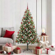 vidaXL Árvore de Natal Artificial com Dobradiças e Neve Coberta 180 cm