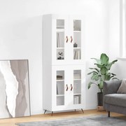 vidaXL Armário alto 69,5x34x180 cm derivados de madeira branco
