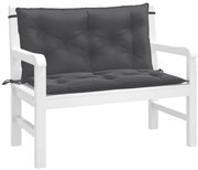 vidaXL Almofadões banco jardim 2pcs 100x50x7cm mesclado tecido