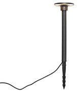 Foco de jardim moderno preto com LED IP54 - Skyf