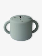 Caneca Montessori em silicone, MUSHIE verde