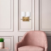 Candeeiro de Parede Yensuk – Dourado – 31 x 15 x 28 cm