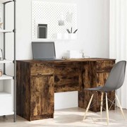 Mesa vidaXL Carvalho Defumado 140x49x76 cm Madeira de Engenharia