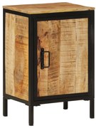 vidaXL Armário de casa de banho 40x30x60 cm mangueira maciça e ferro