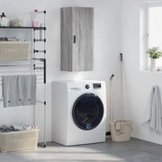 vidaXL Armário de parede 34,5x34x90 cm cinzento sonoma