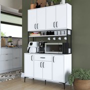 Armário Multiusos JE127 – Branco – 120x198,6x40 cm