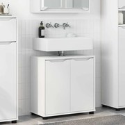 vidaXL Gabinete para lavatório de banheiro Branco 60 x 30 x 60 cm