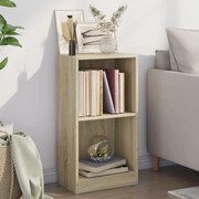 vidaXL Estante 40x24x75 cm contraplacado cor carvalho sonoma