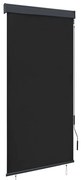 vidaXL Estore de rolo para exterior 100x250 cm antracite